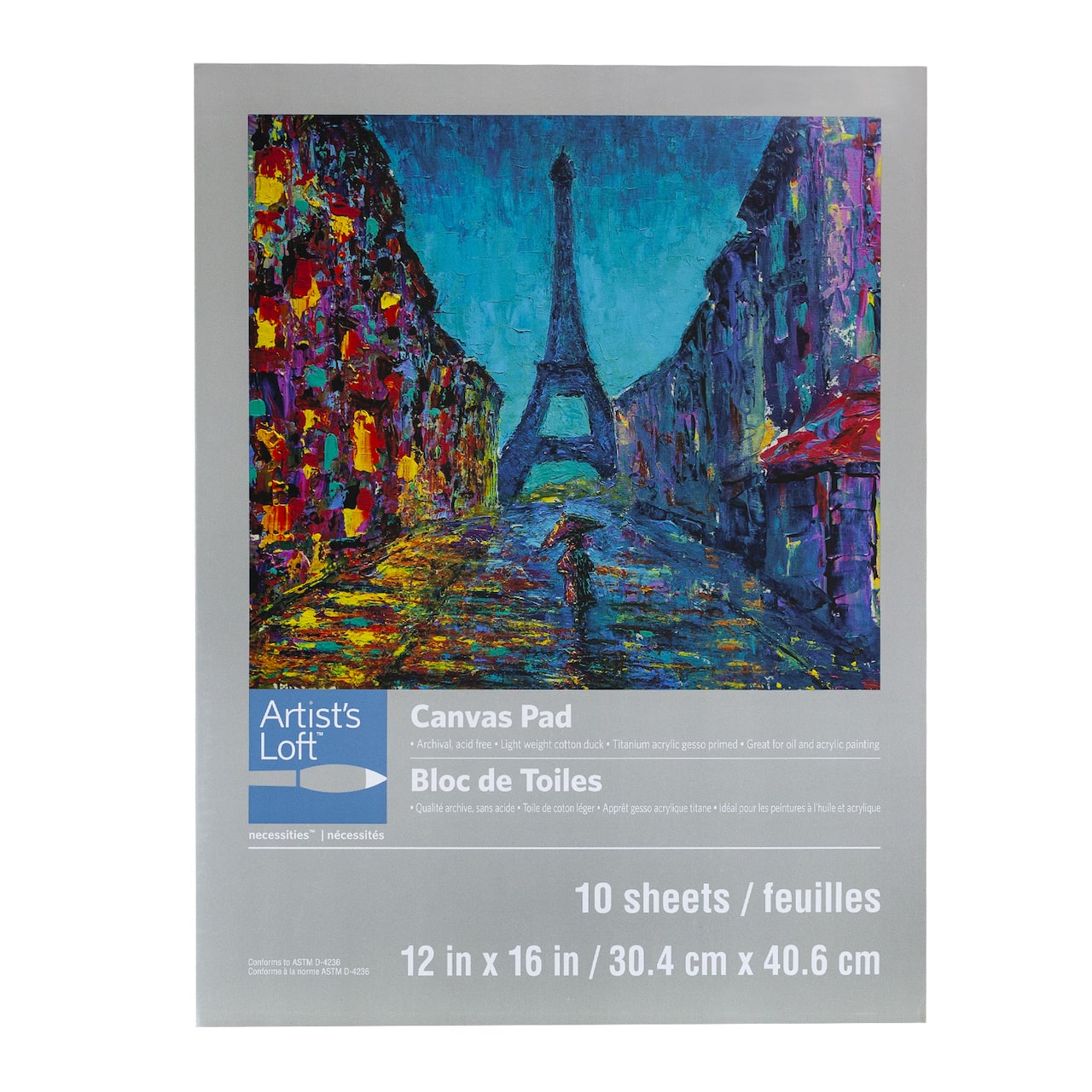 12 Pack: Canvas Pad by Artist's Loft™ Necessities™, 12" x 16"